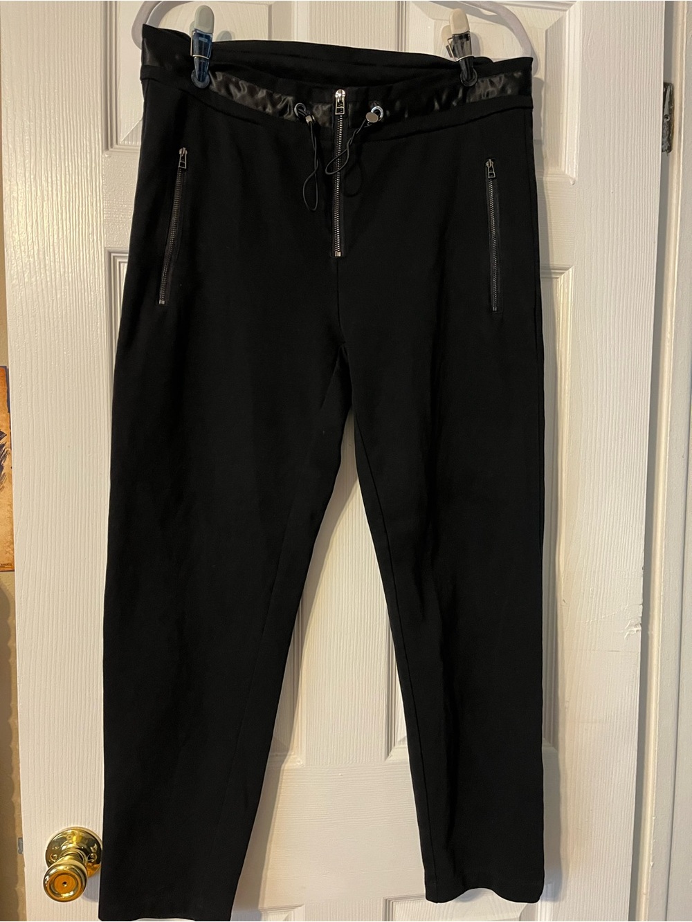 Only Black Jogger Pants with Zip Pockets